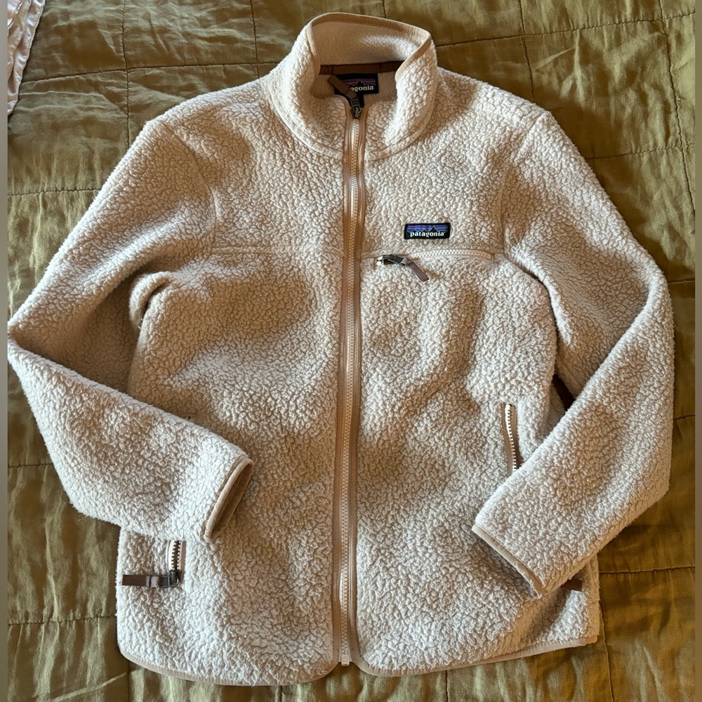 Patagonia Fleece Retropile Fleece Jacket Small Shroom Color